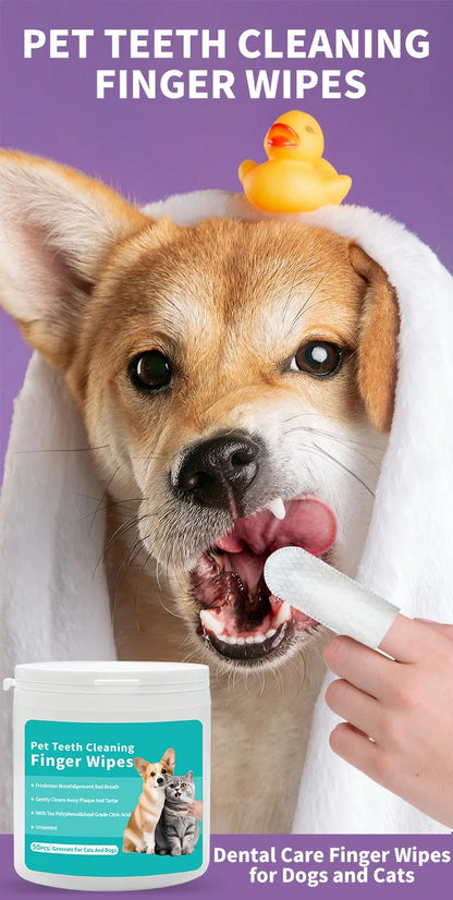 Disposable Pet Finger Toothbrushes